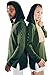 Musterbrand Zelda Men Knitted Hoodie Link Cape Green XL