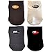 MOC Mocsocs Toe Topper Half Socks Solids 4-pack One Size Brn/blk/white/grey