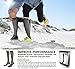 SB SOX Lite Compression Socks for Men & Women (15-20mmHg) – Best Compression Socks for Travel, Sports, and Daily Wear - XXL Sizes too! (Gray/Black, L/XL)