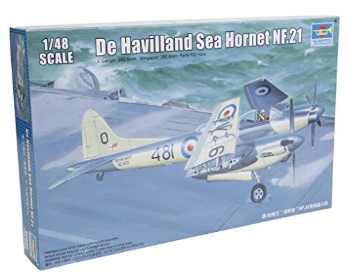 Trumpeter De Havilland Sea Hornet NF.21 Model Kit (1/48 Scale)