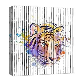 Canvas Wall Art Cute Abstract Animals...