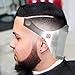 Markkeer Beard Shaping & Styling Tool with Inbuilt Comb for Perfect Line up & Edging, Stainless Steel Beard Shaping Tool Works with a Beard Trimmer or Razor to Style (Stainless Steel Comb 2)