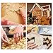 18-Piece 3D Christmas Cookie Cutters Set- Gingerbread House, Christmas Tree, Deer and Sled DIY Cookies Molds for Holiday ,Halloween& Christmas