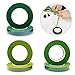 Koogel Floral Tapes ,6 Roll Green Floral Tape Stem Wrap Tape for Bouquet Stem Wrap 1/2