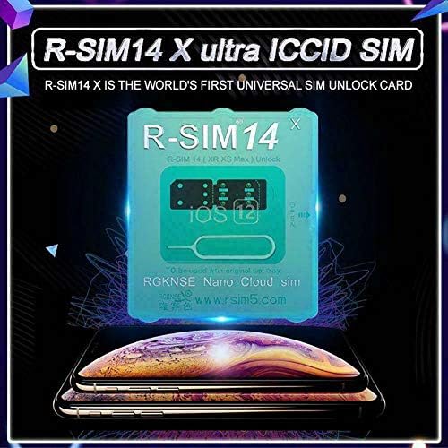 RONSHIN RSIM14 12 R-SIM Nano Unlock Card for iPhone XS MAX/XR/XS/8/7/6 4G iOS 12 11 Electronic Accessories