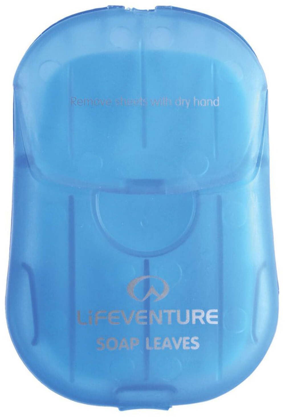 Lifeventure Travel Soap Wash Leaves x50 Foaming Paper Soap Flakes for Home Travel Camping Hiking and Outdoor Activities,Blue
