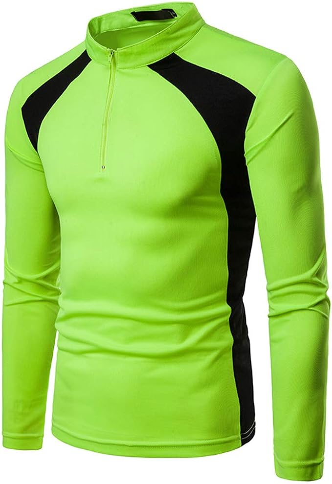 Men's Athletic Long Sleeve 1/4 Zip Up Pullover Sweatshirt