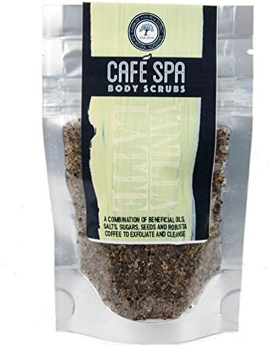 Wild Olive Organic Coffee Body Scrubs with Essential Oils Vanilla Latte