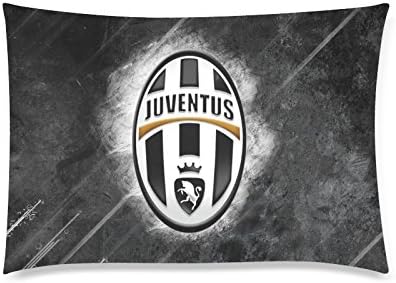Pillowcase With Zipper Both Side Print Home Decorative For Juventus 20x30Inch