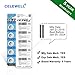 【5-YEAR WARRANTY】CELEWELL LR1130 AG10 Battery 1.5V Alkaline Button Cell for Watch Toy 20 Pack