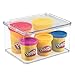 mDesign Kids/Baby Toy Storage Box, for Action Figures, Cars, Crayons, Puzzles - Pack of 3, 6.75