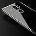 Kepuch Quartz Case for Huawei Mate 9 - Soft TPU + Back Cover Made of Tempered Glass for Huawei Mate 9 - Black