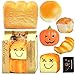 Jumbo Bread Squishy, Huge Giant Bread Squishies Pack, Cream Scented Slow Rising Squishy Toys for Kids, Boys and Girls, Including Toast Loaf Bread Squishy, Realistic Squishy Food
