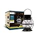 TAKE ME Solar Lantern, Metal & Glass Outdoor Garden Lights,Waterproof Decorative Lamp Color Changing Twinkling Crackle Lights