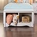 Prepac Twin Cubbie Bench, White
