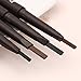 Scala 1 Pieces 2017 New Waterproof 5 Colors To Choose Eye Brow Eyeliner Eyebrow Pen Pencil With Brush Makeup Cosmetic Tool 5# Dark Brown (Dark Brown)