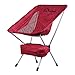 Lightweight Portable Folding Camping Chairs, 330 lbs Capacity Backpacking Beach Chair w/ Carry Bag Compact Heavy Duty Outdoor Travel Sports Lawn Chairs Unique for Hiking Fishing Picnic Red - ALPRANG
