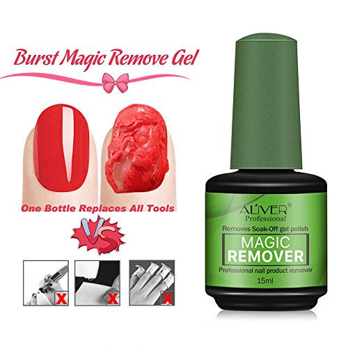 Magic Nail Polish Remover, (2Pcs) Easily & Quickly Removes Soak-Off Gel Polish, Don't Hurt Nails, Professional Non-Irritating Nail Polish Remover-15ml - Thumbnail 7