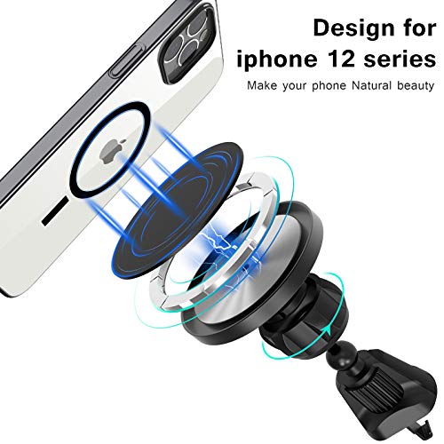 Ciencimy Magsafe Car Mount 360° Adjustable Air Vent Phone Holder Hands Free Designed for iPhone 12 Mini / iPhone 12 / 12 pro /Max