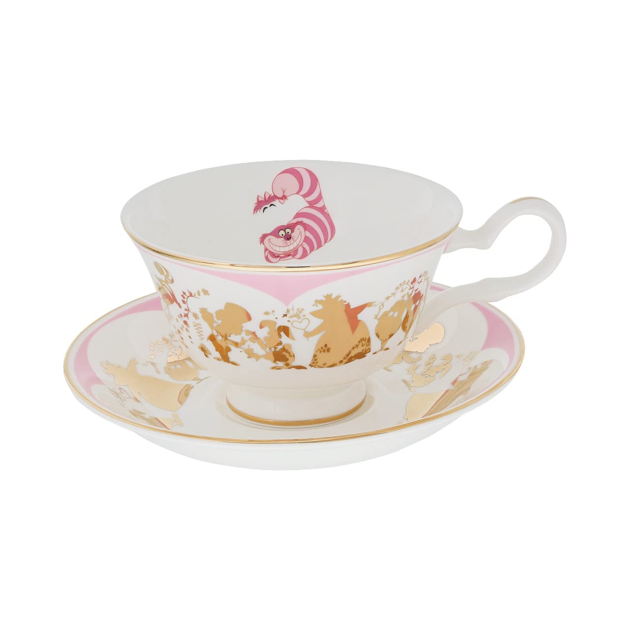 The English Ladies Co - Alice in Wonderland Cup and Saucer Set - Cheshire Cat