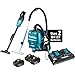 Makita XT278PTX1 18V (5.0Ah) LXT Lithium-Ion Cordless 2-Pc. Vacuum Combo Kit