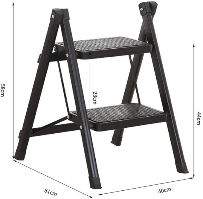 XITER Escalera Plegable Plegable pequeña Escalera de heces al Aire