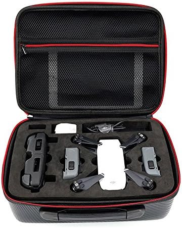 Flyer DJI Spark Carry Case,Waterproof Drone and accessories hardshell PU Leather Storage Bag Handbag for DJI Spark Quadcopter,Remote Controller,Batteriess