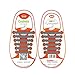 Coolnice No Tie Shoelaces for Kids, Men & Women | Waterproof & Stretchy Silicone Flat Elastic Shoe Laces | for Athletic, Sneaker, Hiking Boots, Board & Casual Shoe | Eliminate Loose Shoelace Accident