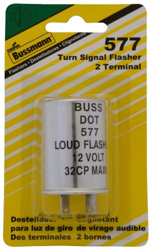 Bussmann (BP/577-RP) 4 Amp 12V DC Carded Thermal Loud Flasher