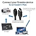 Cmple - 6FT Bilingual FireWire 800/Firewire 400 Cable - IEEE 1394 High Speed Firewire 9 PIN to 6 PIN Cable for MacBook