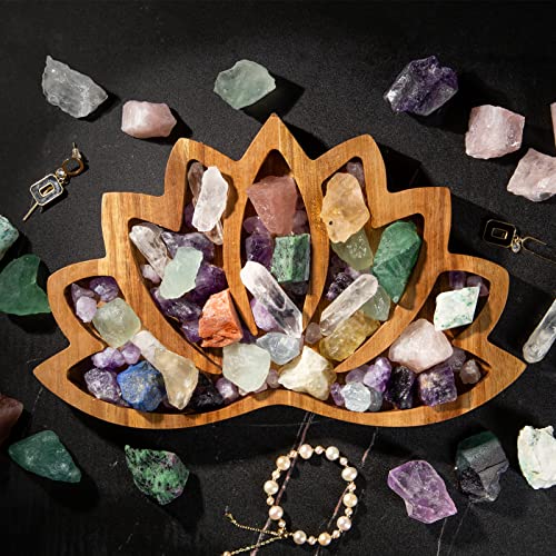 Lotus Crystal Tray for displaying Your Crystals and Healing Stones