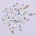 60pcs Crystal AB Flatback Rhinestones Raindrop design Glass nail Rhinestone Scrapbooking Art Accessory