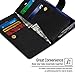 GOOSPERY Mansoor Wallet for Samsung Galaxy S9 Plus Case (2018) Double Sided Card Holder Flip Cover - Black