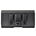 Motorola Moto Z Play DROID Case, Gcepls Leather Pouch Holster Belt Clip & Loops Case for Moto Z Force DROID Edition, Moto Z2 Force, Moto Z2 Play, Z Play - Black