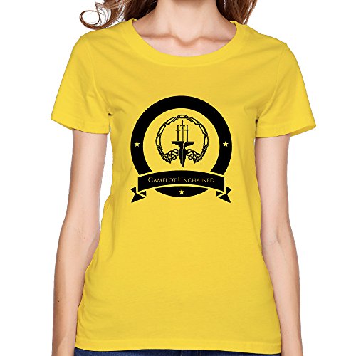 CYANY Game Logo Women's Cute Tee XS Yellow