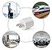 USB AC Universal Power Home Wall Travel Charger Adapter for iPhone SE / 6s / 6 / 6 Plus, iPad Air 2 / Pro, Samsung Galaxy S7 / S6, Note 5, LG G5 and More (5 Pack) (White)