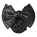 Shuohu Women Pro Bow Barrette Hair Clip Cover Bowknot Bun Snood Hairnet