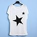 ZANZEA Women's Cotton Short Sleeve Printed Tee Shirt Top Blouse Loose Mini Dress