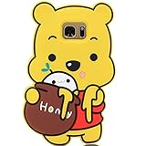 Samsung Galaxy S7 Case, MC Fashion Cute 3D American Cartoon Characters Protective Silicone Phone Case for Samsung Galaxy S7 (Winnie the Pooh)