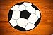Furnish my Place Soccer Round Play Area Rugs for Kids | Round Shaped | Kindergarten Classrooms and Playrooms | Contemporary | Multicolor | (Soccer 3'3