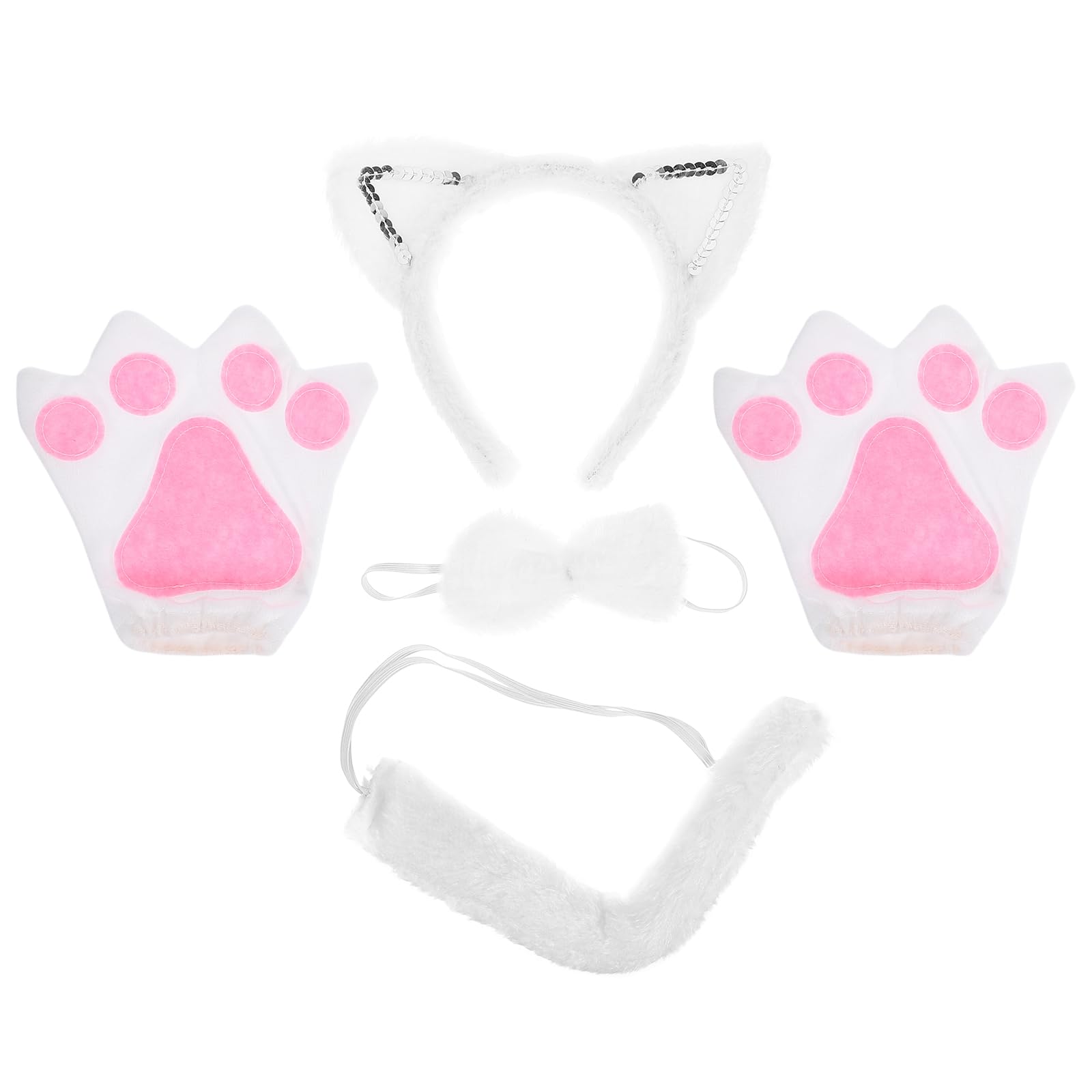 JOINPAYA Cat Ear Headband Lightweight Animal Costume Accessory for Kids Halloween Party Dress up Cosplay Headwear β image 1