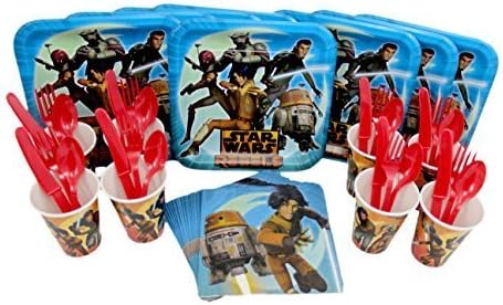 Star Wars Rebels Lunch Plates, Napkins, Cups Set for 8