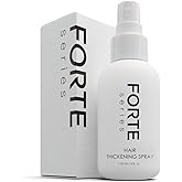 Hair Thickening Spray by Forte Series | Men's Hair Volume Spray | Hair Volumizer with Biotin Peptide Complex | Pre-Styler Hair Thickener, Volumizer, and Spray Texture Pump, (4 oz)