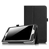 Dragon Touch S8, Dragon Touch i8 Pro / I8, iRULU eXpro X1S, Fusion5 8 Inch Tablet Folio Case - Fintie Premium PU Leather Stand Case Cover with Stylus Holder, Black