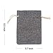 Yuxier 50 Burlap Bags with Drawstring Gift Bags Small Burlap Bags for Wedding Favor, Party Favor bags,Arts Crafts Projects, Presents, Snacks Small Jewelry Bags,(5.3x3.7inch) (Grey)