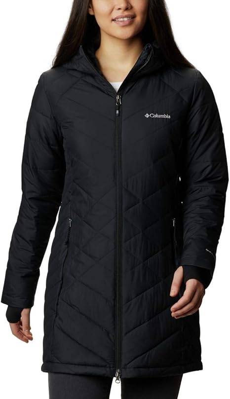 columbia heavenly hooded jacket black