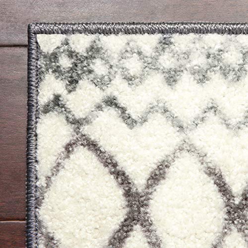 Maples Rugs Abstract Diamond Modern Distressed Kitchen Rugs Non Skid