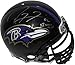 Signed Ray Lewis Helmet - Full Size w Bane Face Mask ITP - PSA/DNA Certified - Autographed NFL Helmets