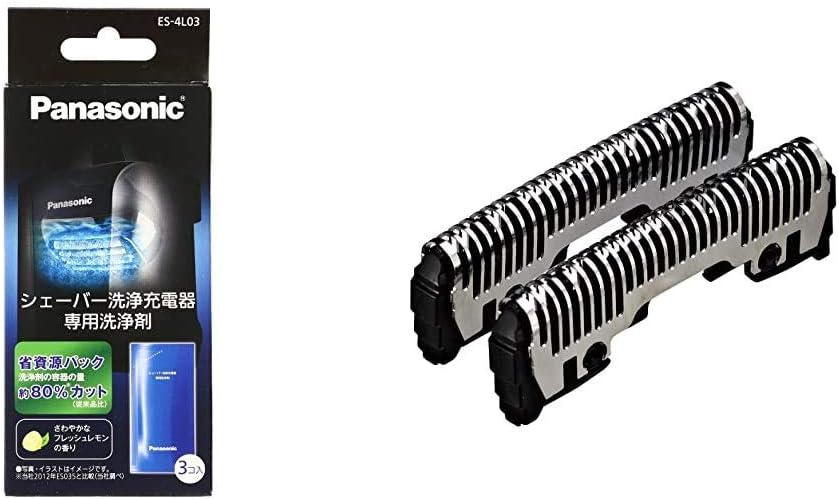 Amazon Co Jp Panasonic Es 4l03 Shaver Cleaner For Lamb Dash Cleaning Charger 3 Pack Es 4l03 Replacement Blades For Men S Shaver Inner Blade Es9170 Kitchen Housewares