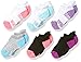 Fruit of the Loom Baby Girls' No Show 6 Pack Sock, Assorted, Shoe Size: 4-8.5 (18-36 Months)